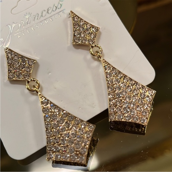 Princess Accessories Jewelry - Crystal Drop Earrings